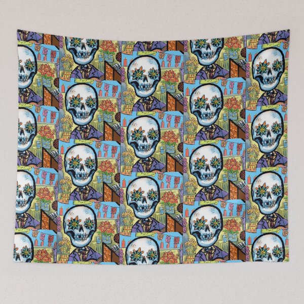 Item preview, day of the dead man designed and sold by Gammaraybots.
