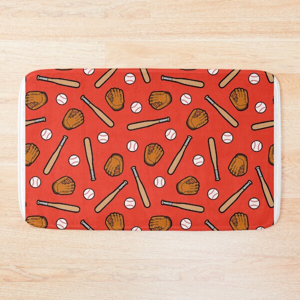 Item preview, Baseball Pattern in Red designed and sold by evannave.