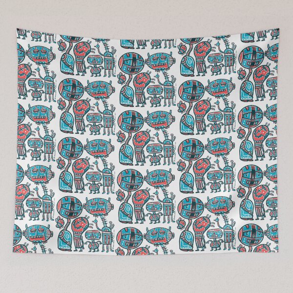 Item preview, robot buddies  designed and sold by Gammaraybots.