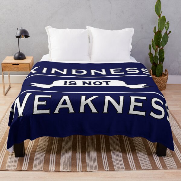 Item preview, Kindness is not Weakness Navy Blue designed and sold by Shanestillz.