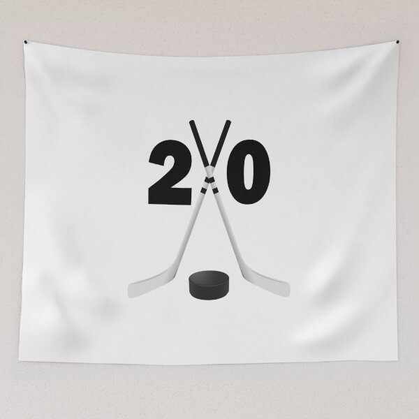 Item preview, Hockey number 20 - twenty with sticks and disc designed and sold by AllShirts21.