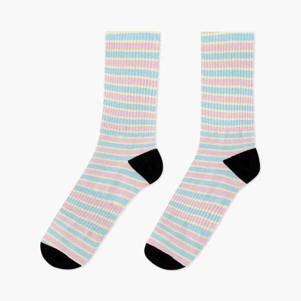Item preview, Varying Horizontal Stripes - Yellow, Blue and Pink designed and sold by TheFrostedDonut.