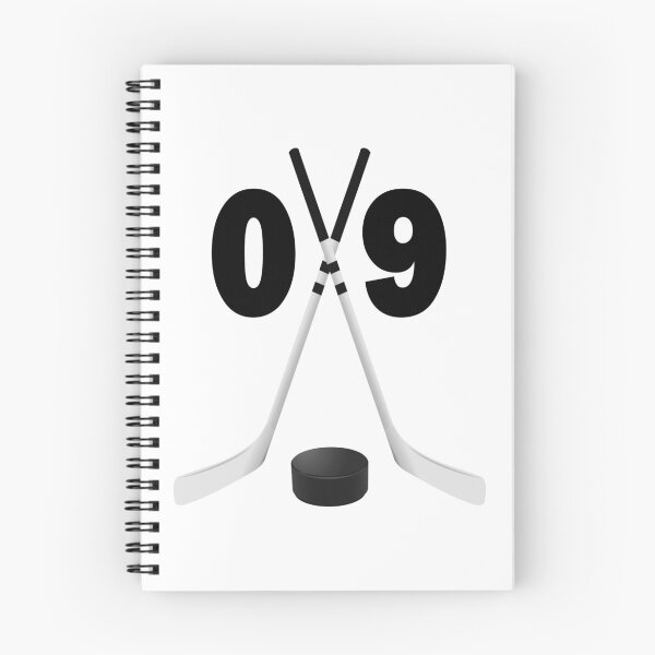 Item preview, Hockey number 09 - nine with sticks and disc designed and sold by AllShirts21.