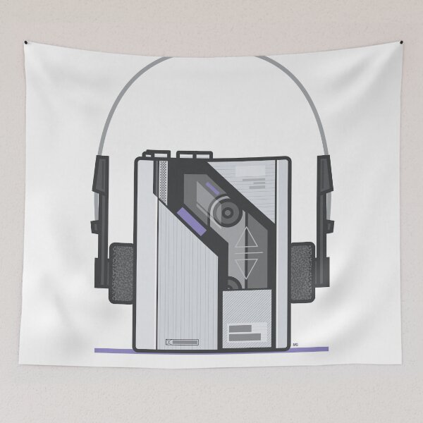 Item preview, 1980s Walkman - Grey designed and sold by mgulin.