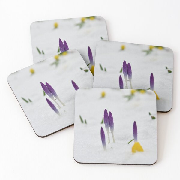 Item preview, Spring Flower Buds In Snow designed and sold by thelemmingface.