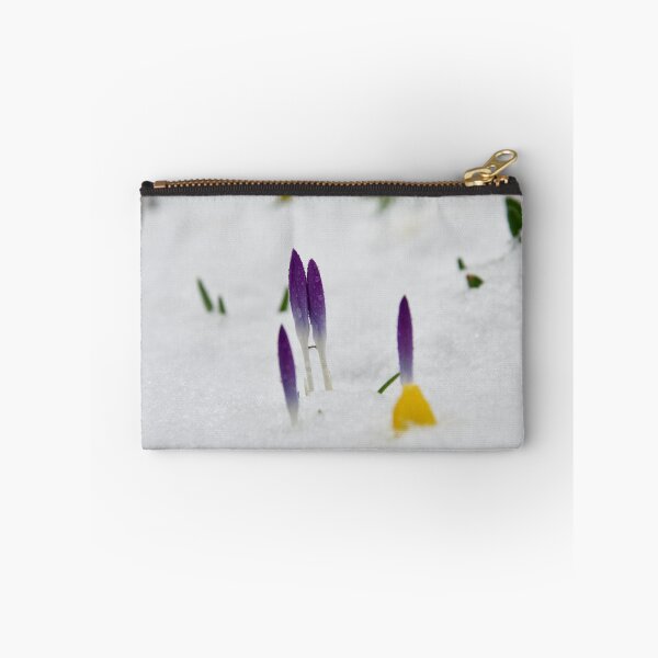 Item preview, Spring Flower Buds In Snow designed and sold by thelemmingface.