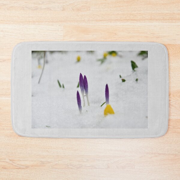 Item preview, Spring Flower Buds In Snow designed and sold by thelemmingface.