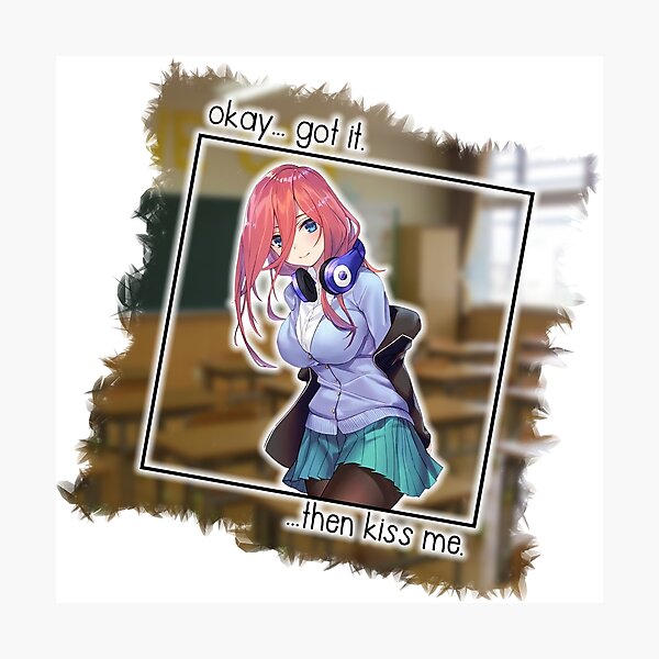 Quintessential Quintuplets Character Banners Photographic Print for Sale  by Reigill