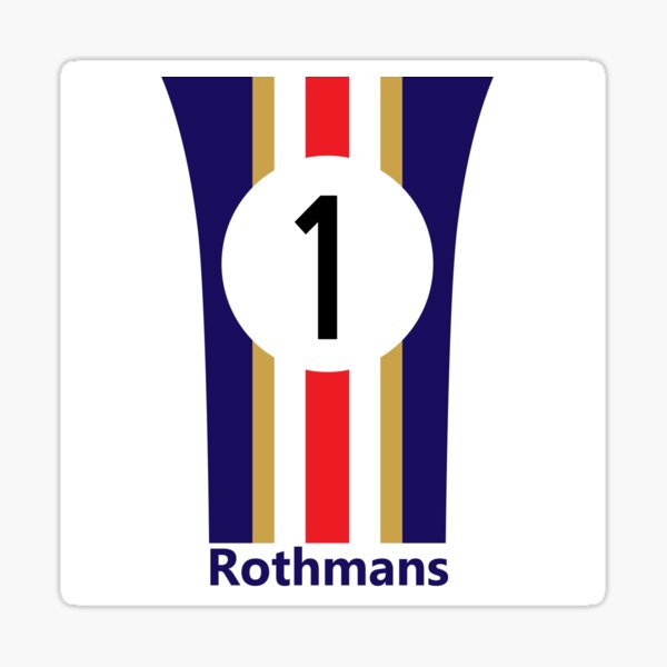 “Classic Rothmans design” Sticker by JeffReding | Redbubble