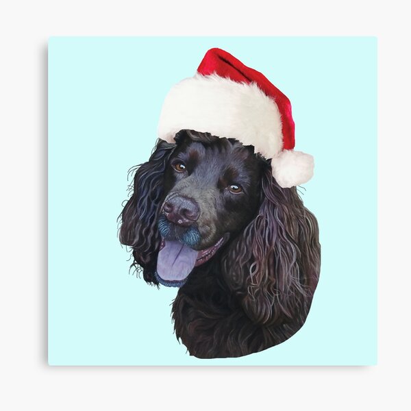 Christmas Cocker Canvas Print