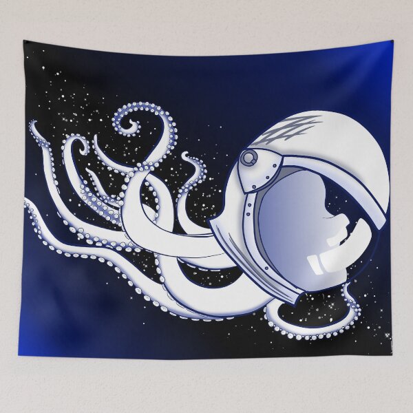 Item preview, Astronaut Octopus designed and sold by Krystal  Thomas.