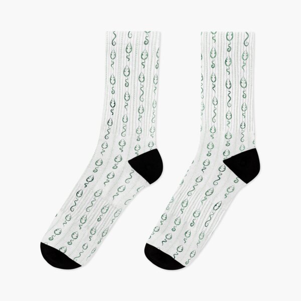 Item preview, Watercolor Mouse Stripes in Green designed and sold by DoodleTrees.