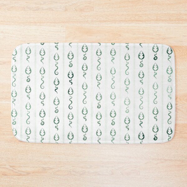 Item preview, Watercolor Mouse Stripes in Green designed and sold by DoodleTrees.