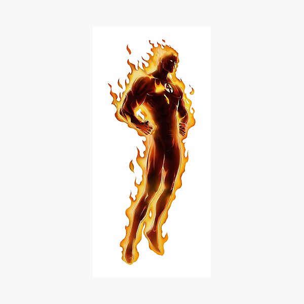 The Human Torch Photographic Print