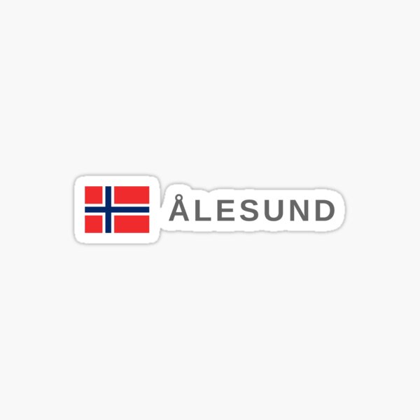 Ålesund Norway Sticker