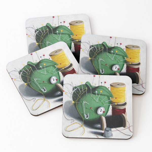 Item preview, Time to Sew - still life sewing supplies designed and sold by LindaAppleArt.