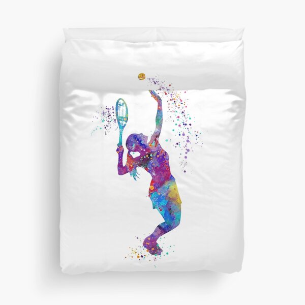 STA PREMIUM Superstar Series: 3D Tennis Bedding Set Duvet Cover /Twin/ –  Supreme Tennis Athletes