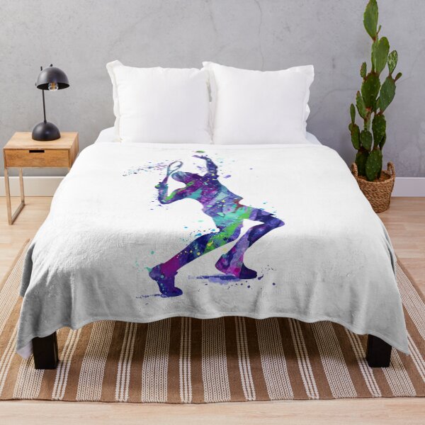 Item preview, Tennis Player Watercolor Painting Art Print Gifts designed and sold by LotusGifts.