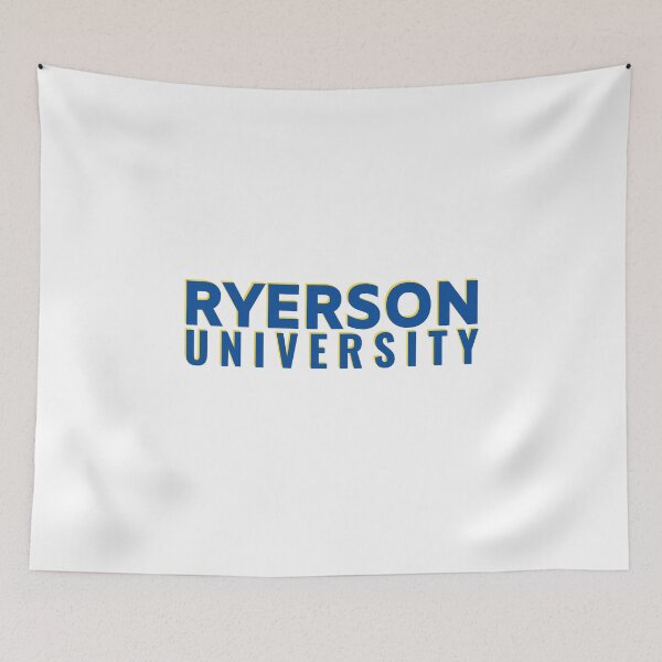 Item preview, Ryerson University Logo (Modern Bold Blue Yellow 3D) designed and sold by Everyday Designs.