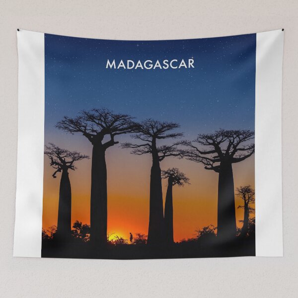 Item preview, Madagascar Modern Travel Poster designed and sold by travelwitheric.