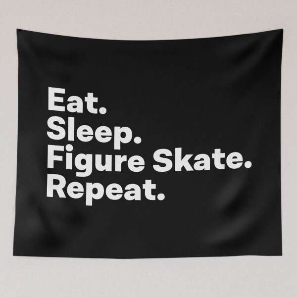 Item preview, Eat Sleep Figure Skate Repeat designed and sold by teesaurus.
