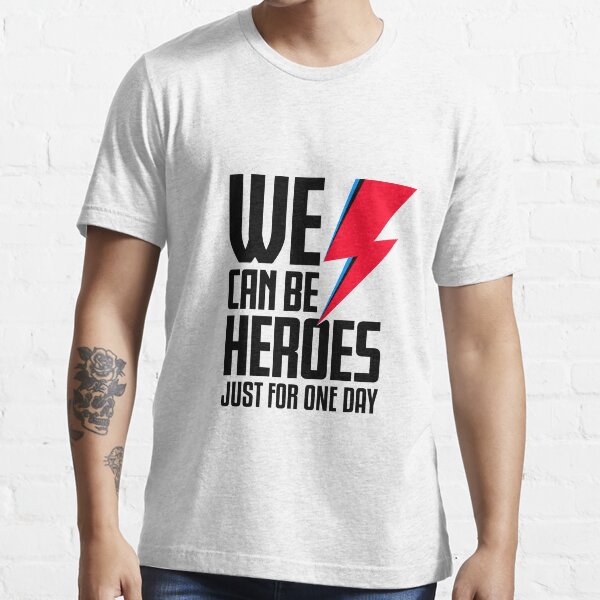 Item preview, We can be heroes just for on day designed and sold by Zimbo-Zimbo.