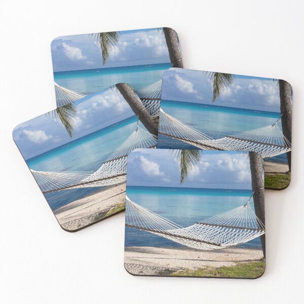 Item preview, A Hammock Tied Between Two Palm Trees on Rangiroa In French Polynesia designed and sold by Diane Macdonald.
