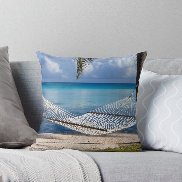 Item preview, A Hammock Tied Between Two Palm Trees on Rangiroa In French Polynesia designed and sold by Diane Macdonald.