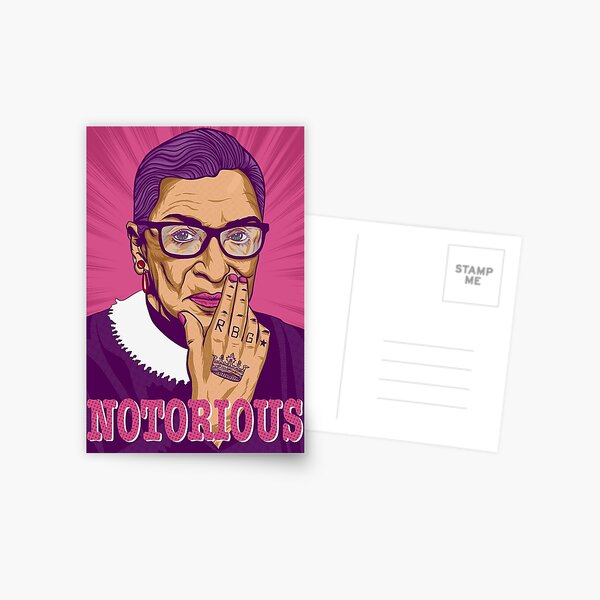 NOTORIOUS RBG Postcard