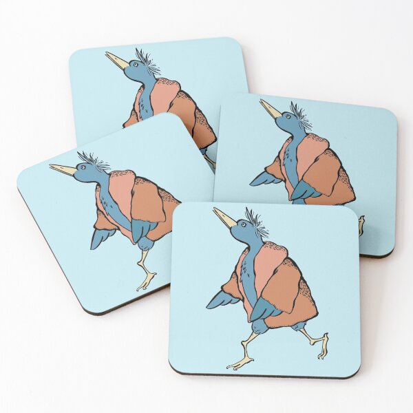 Item preview, Blue Bird Wearing a Brown Coat designed and sold by Otter-Grotto.