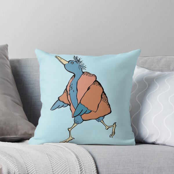Item preview, Blue Bird Wearing a Brown Coat designed and sold by Otter-Grotto.