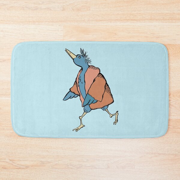Item preview, Blue Bird Wearing a Brown Coat designed and sold by Otter-Grotto.