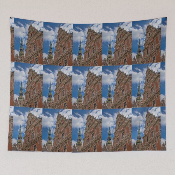 Item preview, Latvia. Riga. The Spire and the House. designed and sold by vadim19.
