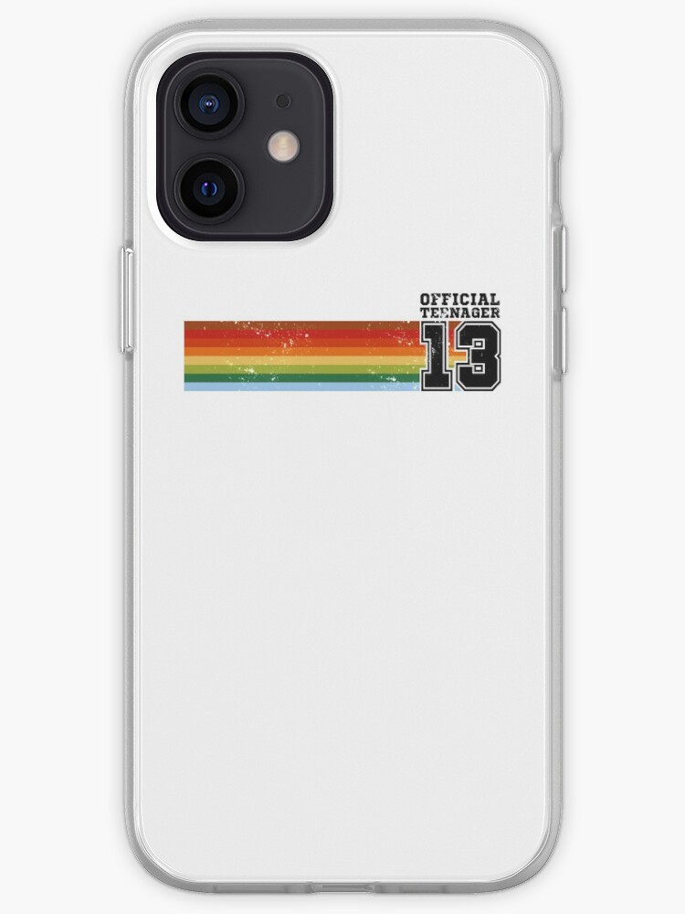 Coque Iphone Cadeau Officiel Adolescent 13 Ans Drole 13e Anniversaire Par Brvart Redbubble