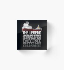 Edmund Fitzgerald Acrylic Block