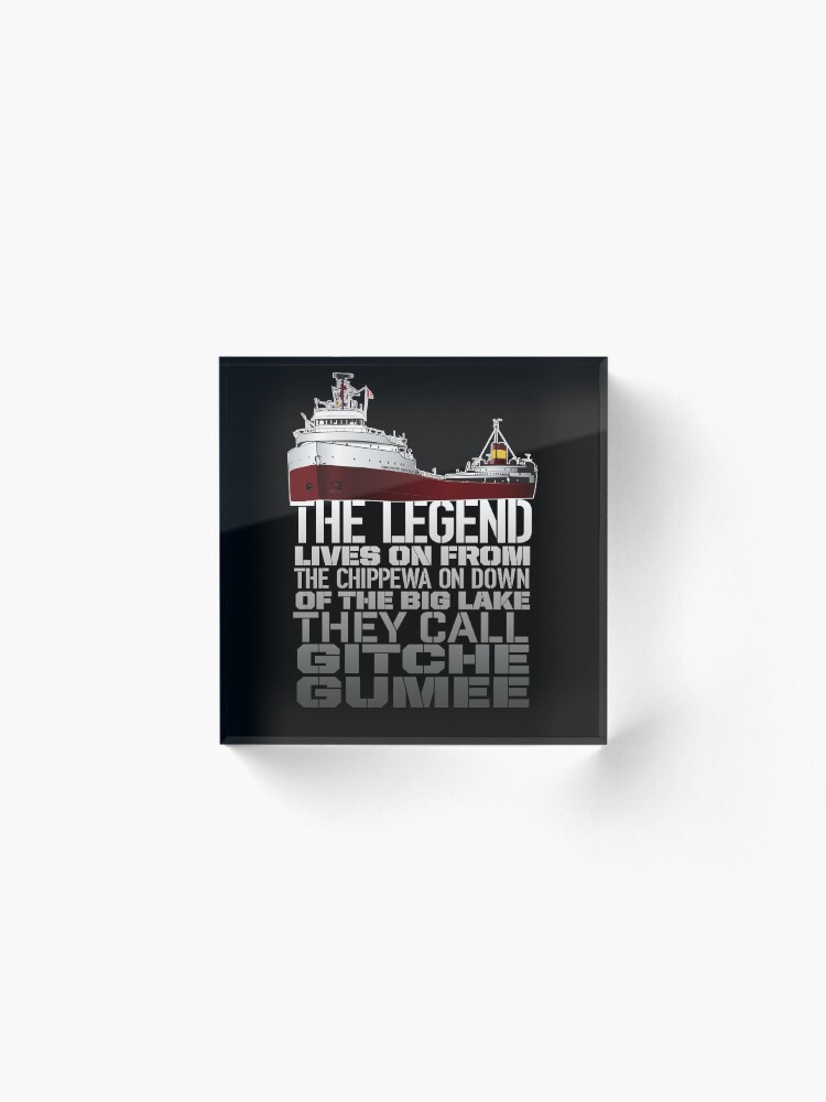 Alternate view of Edmund Fitzgerald Acrylic Block