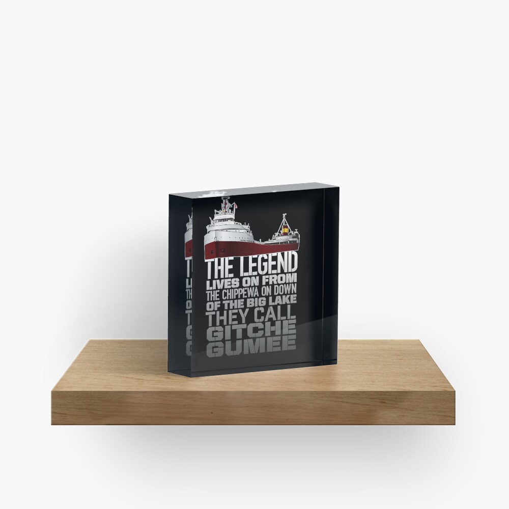 Edmund Fitzgerald Acrylic Block