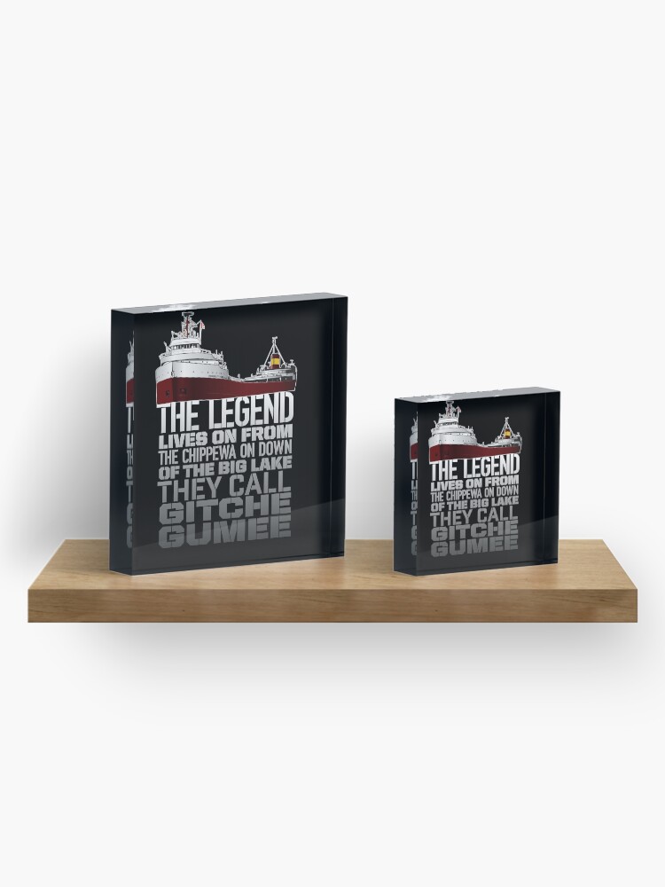 Alternate view of Edmund Fitzgerald Acrylic Block