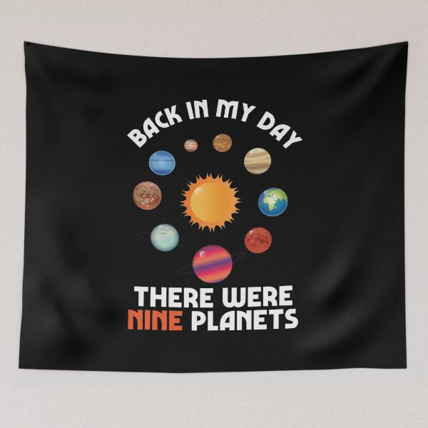 Item preview, 9 Planets Back In My Day Science Astronomy Gift designed and sold by haselshirt.