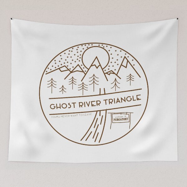 Item preview, Ghost River Triangle Welcome designed and sold by JenniferOh.