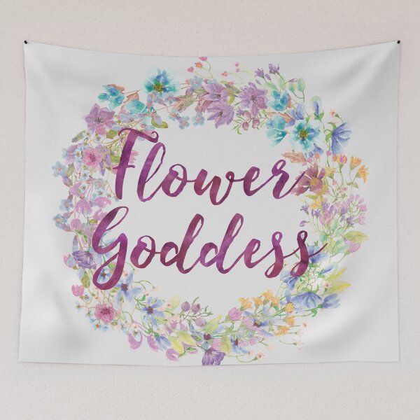 Item preview, Flower Goddess | Floral Wreath | Watercolor  designed and sold by ABdigitaldesign.