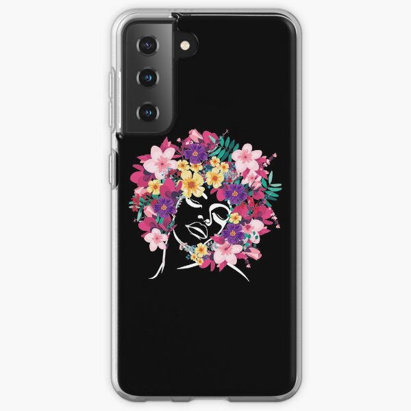African American Woman dark shirt 01 Samsung Galaxy Soft Case