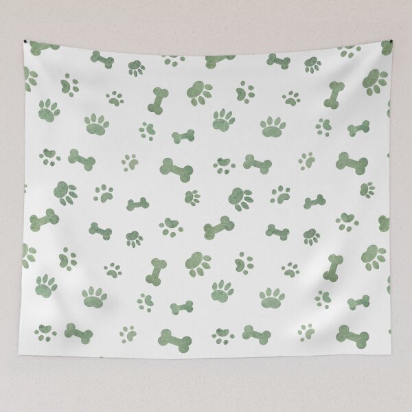 Item preview, Acuarela caprichosa patas y huesos de perro designed and sold by DoodleTrees.