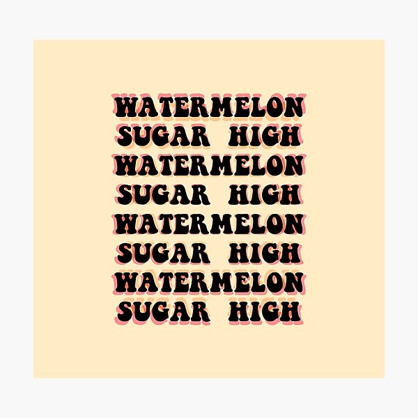 Item preview, watermelon sugar high  designed and sold by ausketches.