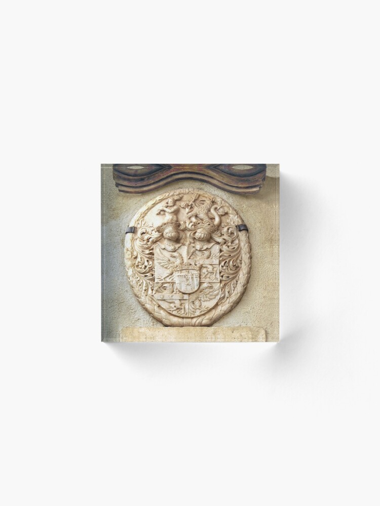 Alternate view of Genetti Family Coat-of-Arms Acrylic Block