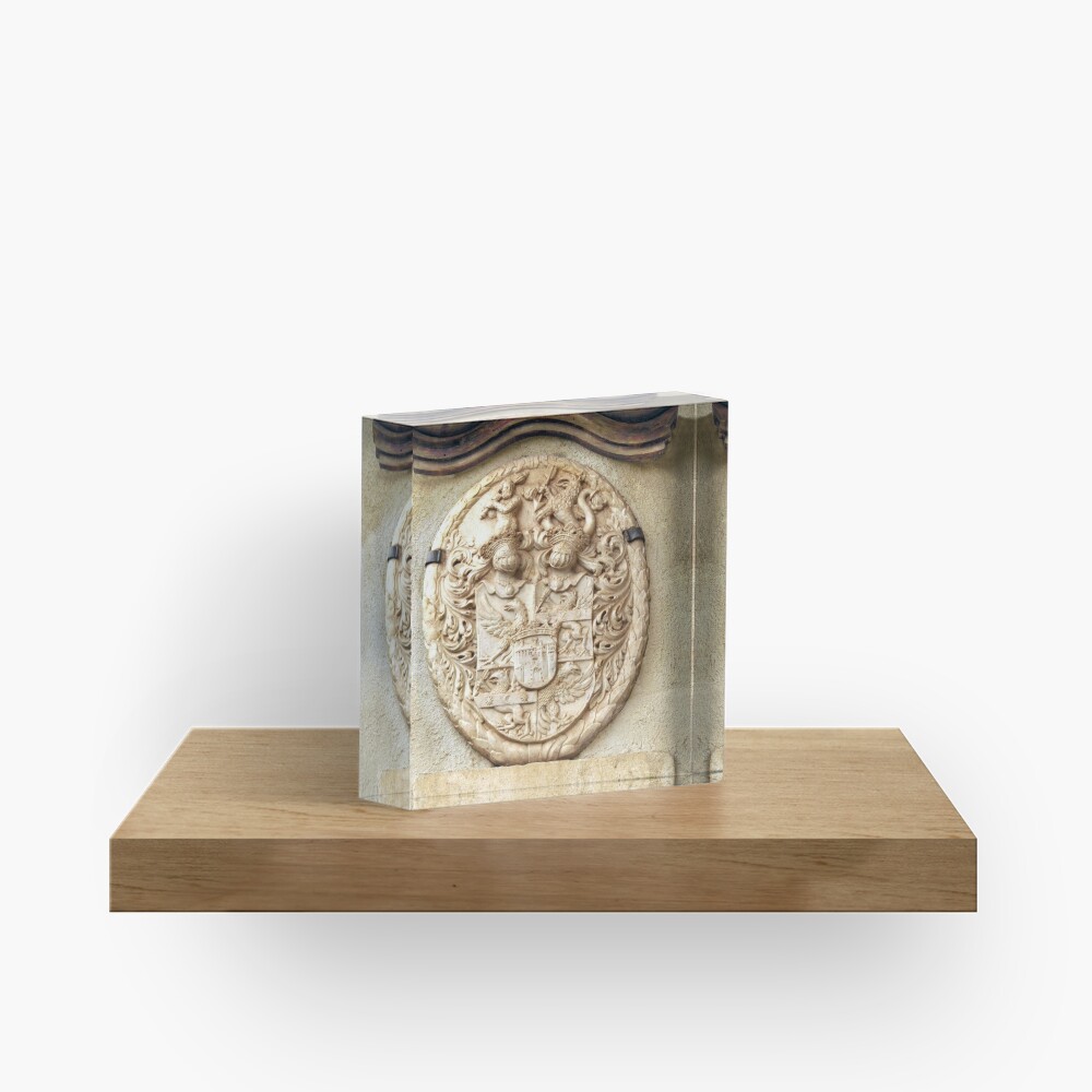 Genetti Family Coat-of-Arms Acrylic Block