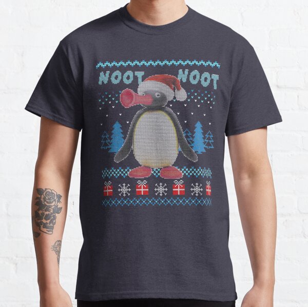 Noot Noot Pingu Lustiges Weihnachtsgeschenk, Pingu Meme Weihnachten Classic T-Shirt
