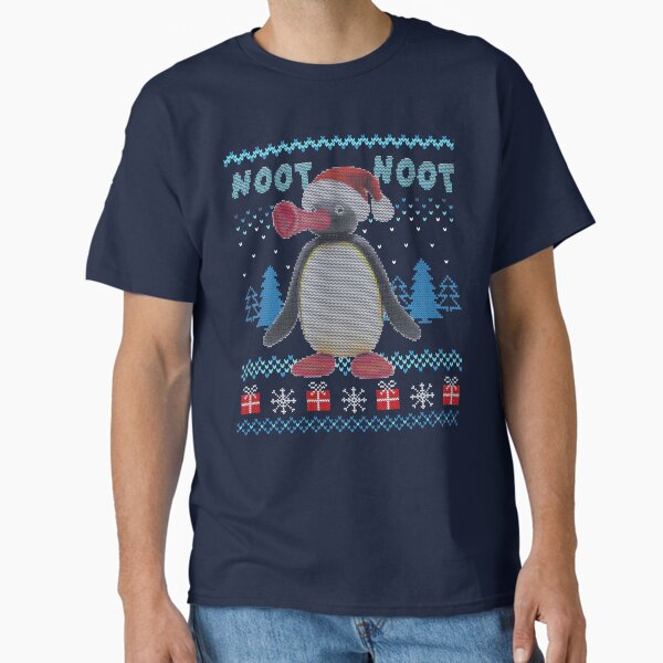 Vista previa del artículo con la obra «Noot Noot Pingu Regalo divertido de Navidad, Pingu Meme Navidad», diseñado y vendido por GreenSplash.