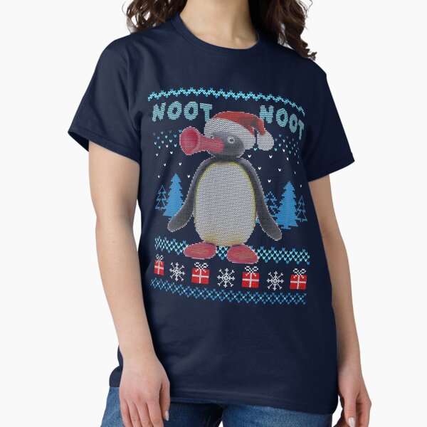 Vista previa del artículo con la obra «Noot Noot Pingu Regalo divertido de Navidad, Pingu Meme Navidad», diseñado y vendido por GreenSplash.