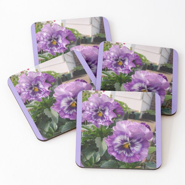 Item preview, Beautiful Purple Pansies in the Garden designed and sold by Sarah  Rajkotwala.